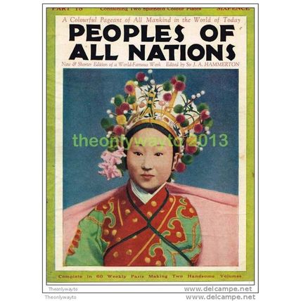 BOY ACTOR AS LEADING LADY, CHINA, BOOK ILLUSTRATION, c1930