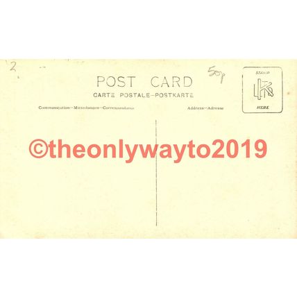 Waterfall, Sutton Clough, Yorks, Rare Postcard