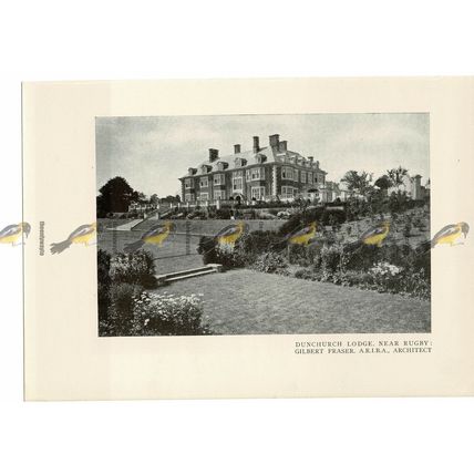 Dunchurch Lodge (1), Near Rugby, Book Illustration (Print), c1910