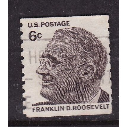 United States 1968 Franklin D Roosevelt 6c Fine Used SG 707a VGC