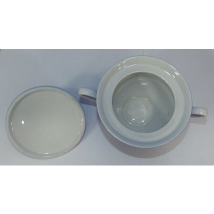 Rarest Color Hutschenreuther Arzberg-Bavaria Germany Sissi Blue Sugar Bowl Lid