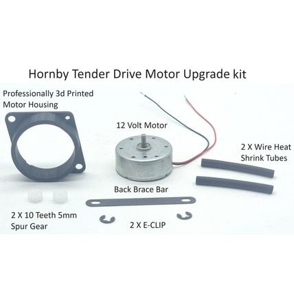 HORNBY TENDER DRIVE TRAIN LOCOMOTIVE RINGFIELD MOTOR UPGRADE KIT