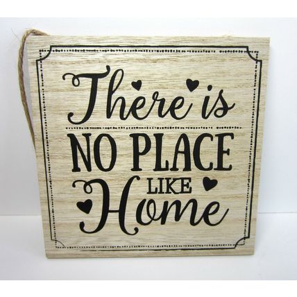 Homely Home Wooden Plaque Sign Wall Hanging
