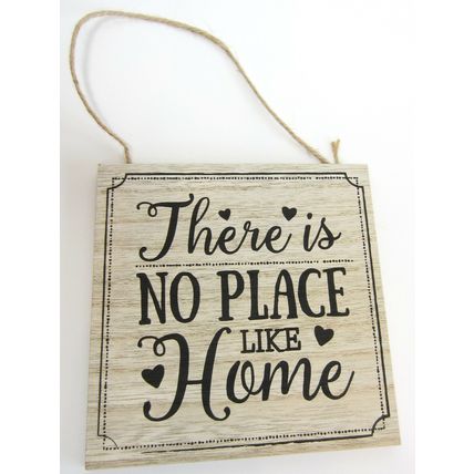 Homely Home Wooden Plaque Sign Wall Hanging