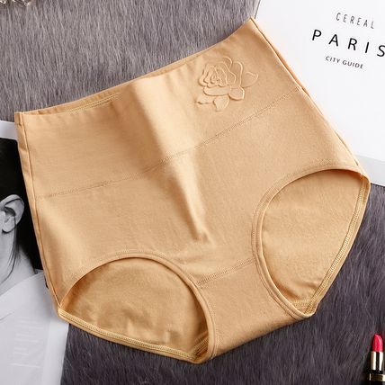 Pure Cotton High Waist Women's Panties Postpartum High Waist Belly Up Hips Plus