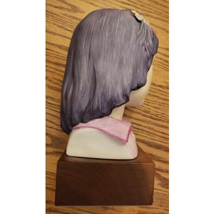 RARE Cybis Porcelain Figurine Head Bust Asian Girl Signed 9” by Dorothy Campbell