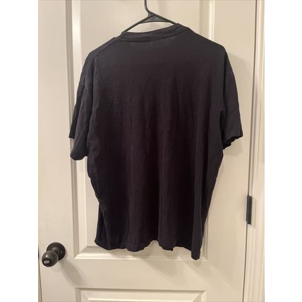 Men's Short Sleeve T-Shirt V Neck Black