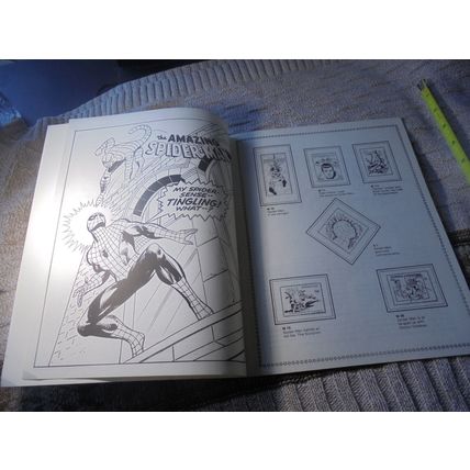 1976 OFFICIAL MARVEL COMICS SUPER HERO STAMP ALBUM BOOK!! VF/NM! $45.00 Shipped!