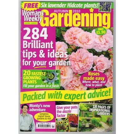 Woman's Weekly Gardening Magazine Autumn September 2010 Living Series