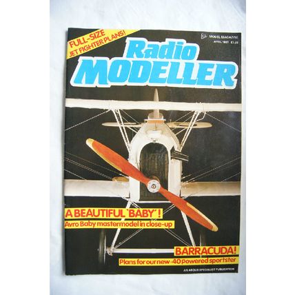 1987 Radio Modeller Magazine - April + plans of Saab Gripen