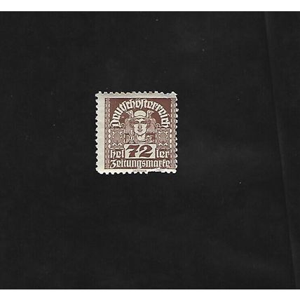 AUSTRIA STAMP - 72 HELLER. #AUS/EU/27
