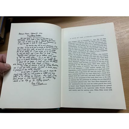 1954 1ST USA EDITION ELLEN GLASGOW "THE WOMAN WITHIN" AUTOBIO HARDBACK BOOK (P4)