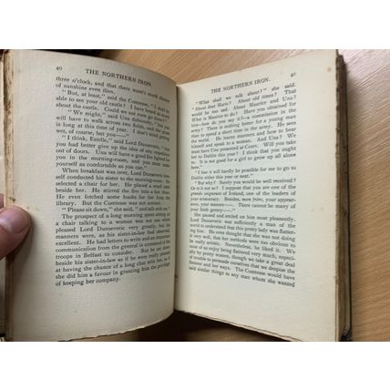 RARE* 1907 GEORGE A BIRMINGHAM "THE NORTHERN IRON" FICTION ANTIQUE BOOK (P4)