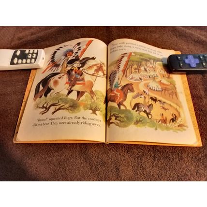 Little Golden Book Bugs Bunny And The Indians By Annie North Bedford VG 4.0 1951