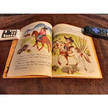 Little Golden Book Bugs Bunny And The Indians By Annie North Bedford VG 4.0 1951