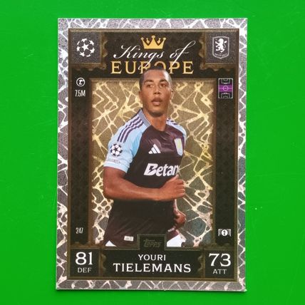 Match Attax 24/25 Extra Kings Of Europe Youri Tielemans