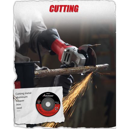 AVID POWER Angle Grinder, 7.5-Amp 4-1/2 Inch Electric Grinder Power Tools with G