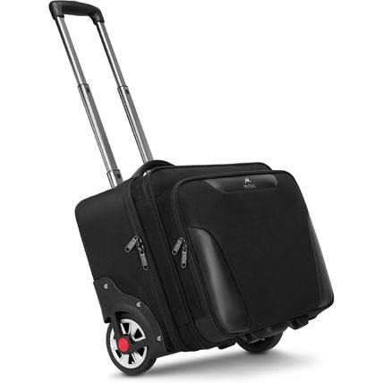 MATEIN Rolling Laptop Bag, Mens Large Briefcase with Big Wheels Fits 17.3 Inch N