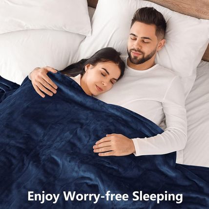 Electric Heated Blanket Queen Size 84" X 90" with 6 Heating Levels & 8H Auto Off
