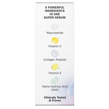 Olay Super Serum - Vitamin C & E, Niacinamide, Collagen Peptide, AHA - Glass Ski