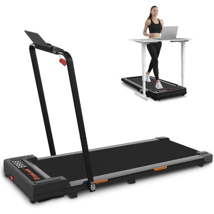 Elseluck Walking Pad, under Desk Treadmill for Home Office, 2 in 1 Portable Walk