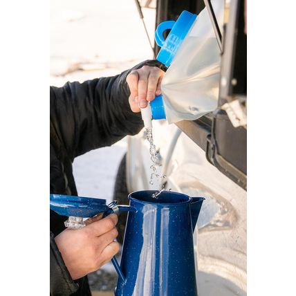 GSI Outdoors Percolator Coffee Pot | Enamelware Campfire Coffee Boiler Kettle fo