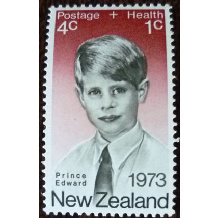 New Zealand 1973 Health Stamps 4c Prince Edward mint stamp SG1032