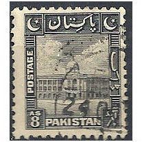 Pakistan 1948 SG35 8a Black Fine Used .