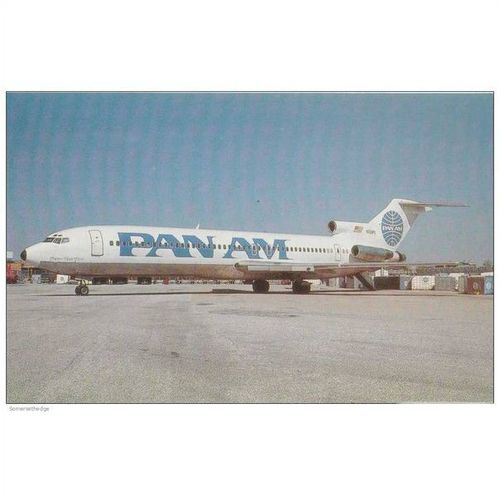 Pan Am Pan American Boeing B727 214 Aircraft Postcard (A14817)