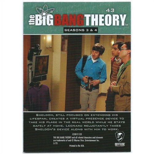 The Big Bang Theory Seasons 3 & 4 - #43