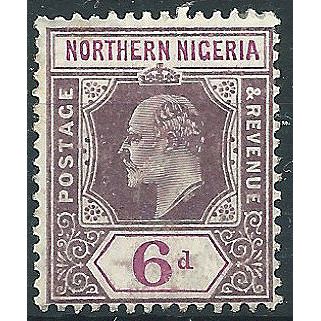 Northern Nigeria 1905 SG25 6d Dull Purple & Violet Mounted Mint . . ..