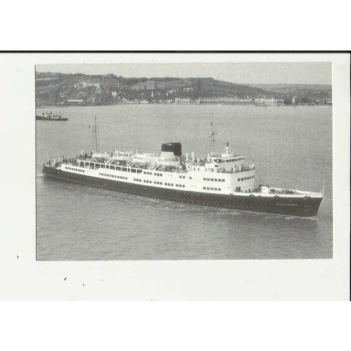 Belgian Marine MV KONINGIN ELISABETH Postcard by Tropic (T13)