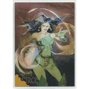 DC VILLAINS card # 68 ' CIRCLE ' (1995 )