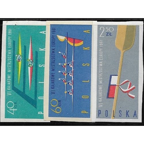 1961 Michel 1254B/1256B - MNH (**)