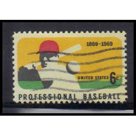 Used 1381 6c Baseball Very Fine KA7662