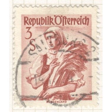Austria 1948 - SG1139 - 3s lake - "Burgenland" - used 2