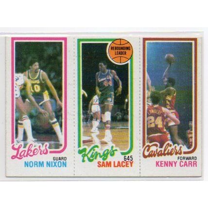 80 81 TOPPS NIXON,SAM LACY, CARR