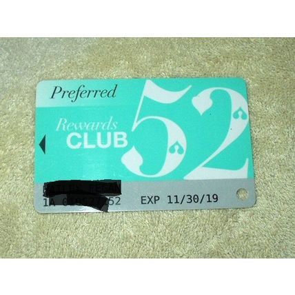 SLS las vegas nevada preferred rewards club 52 players club card exp 11/30/19