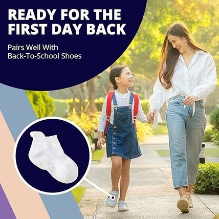 LA ACTIVE Baby Boys Girls Non Slip Grip Ankle Socks for Kids Toddlers Unisex 3-6