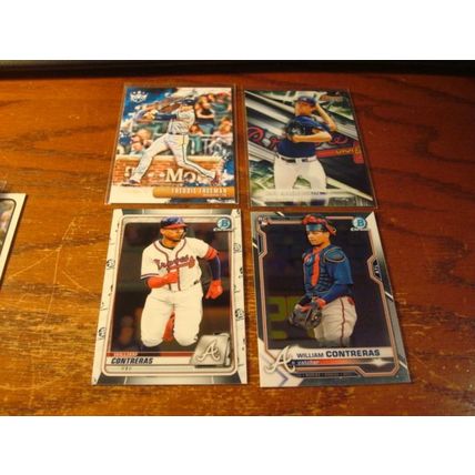 2020-2022, 24-Baseball Cards, BRAVES, w/rc's, Stars, Inserts, Freeman/Contre, ++