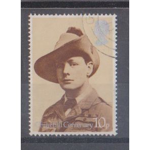 GB 1974 Churchill Birth centenary 10p used SG 965