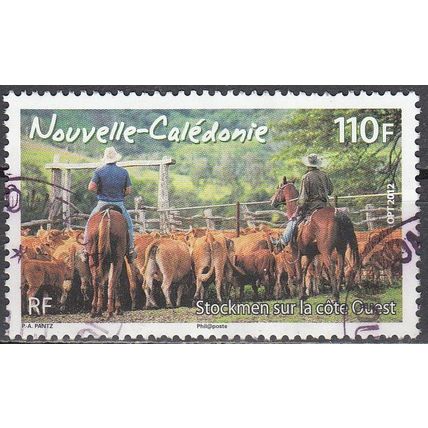 Nouvelle Calédonie 2012 Yvert 1157 O Cote (2017) 1.80 € Paysage Stockmen