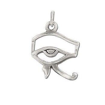 Sterling Silver Egyptian Eye Of Horus Pendant