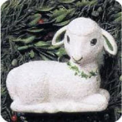 Joyful Lamb Holiday Favorites Collection Showcase Ornament 1994 Hallmark Keepsak