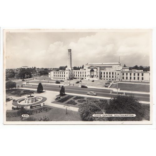 Civic Centre Southampton Hampshire RP Postcard 646