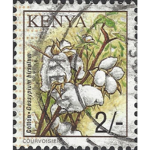 KENYA, Cotton crop, green 2001, 2/-
