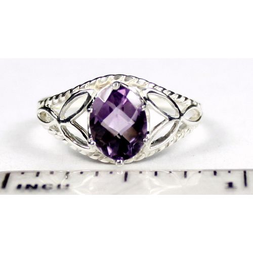 Amethyst, 925 Sterling Silver Ring, SR137