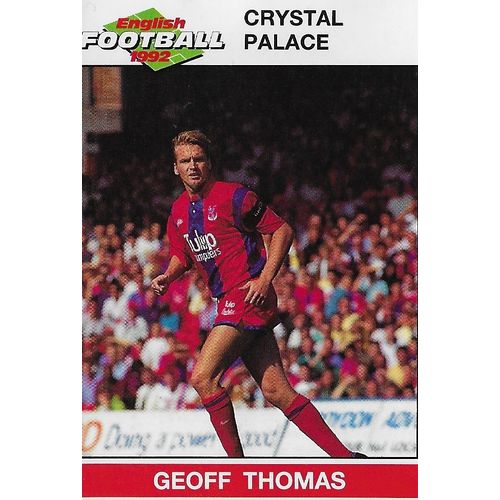 Panini's English Football 1992 Stickers: No.49 - Thomas (Geoff)