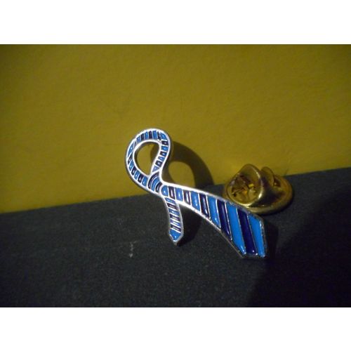 Blue Tie Lapel Pin