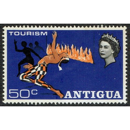 Antigua 1968 Tourism 50c Multicoloured SG220 GU